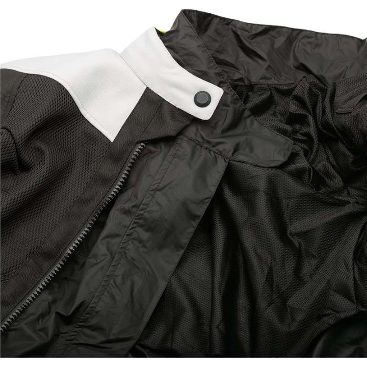 Women's motorcycle jacket T.UR ETNA HYDROSCUD LADY Black/Ice