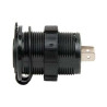 Prise double USB + USB-C + voltmètre