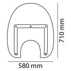 Custom windshield Puig AMERICA III (5970W) Yamaha XVS950/1300 MIDNIGHT STAR 2
