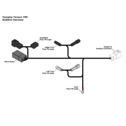 Adaptateur Plug & Play DENALI DialDim Yamaha TÉNÉRÉ 700 2