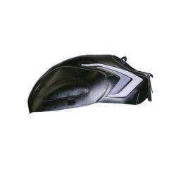 Tapis de réservoir Bagster noir/deco grise claire et acier (1518H) Yamaha YBR 125