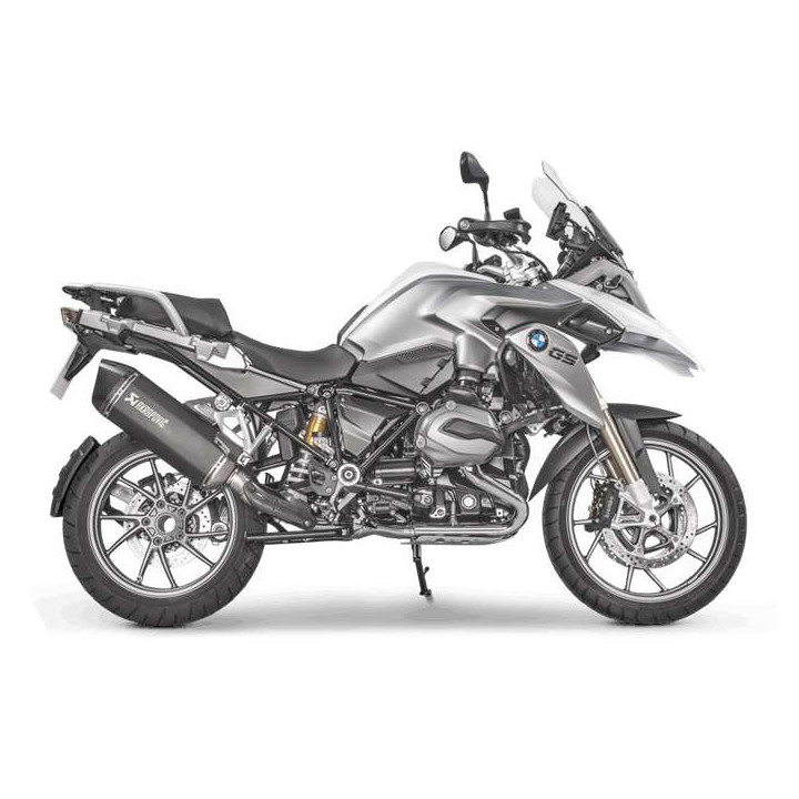 Silencieux homologué Akrapovic Titane Noir/Carbone BMW R1200GS LC /Adv EURO 4