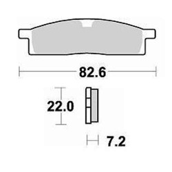 Plaquettes de frein sinter BRAKING 705CM44
