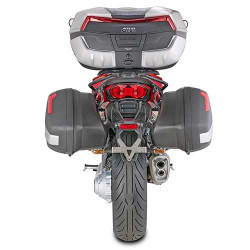 Support valises Givi MONOKEY SIDE PLX8207 Moto Guzzi V100 Mandello 1000 2022-2026 2
