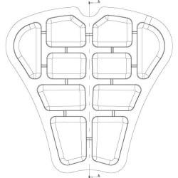 Coussin de selle Wild Ass SPORT AIRGEL (Polyuréthane + Gel) 2