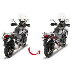 Support rapide valises Givi MONOKEY PLR3105 Suzuki 1000 DL V Strom 2014-2019