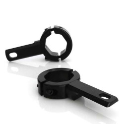 Kit for mounting DENALI lights on 32-38mm forks and chassis (Black) 2