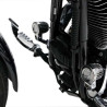 Kit fixation feux DENALI sur fourche et châssis 32-38mm (Noir)