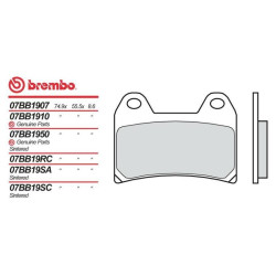 Motorcycle brake pads sinter Brembo 07BB19SA