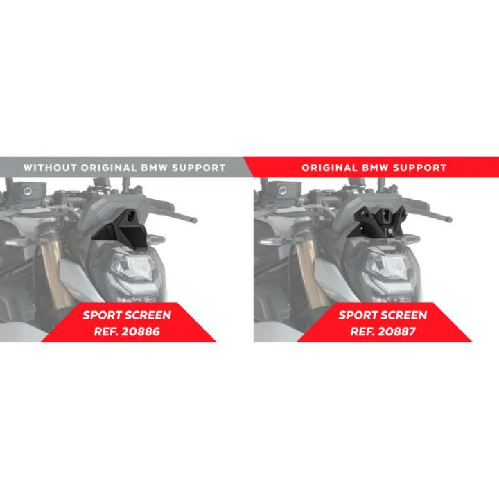 Windscreen Puig Naked New Generation SPORT (20886) BMW S1000R 21-