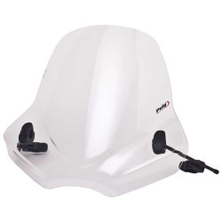 Puig TOURING II universal colorless windshield (5267W) for trapezoidal lights