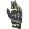 Alpinestars HALO Motorcycle Gloves Black/Green/Fluorescent Yellow