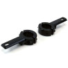 Kit fixation feux DENALI sur crash bars et châssis 21-29mm