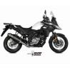 Mivv SPEED EDGE muffler Inox black (S.049.LRB) Suzuki DL650 V-STROM 17-