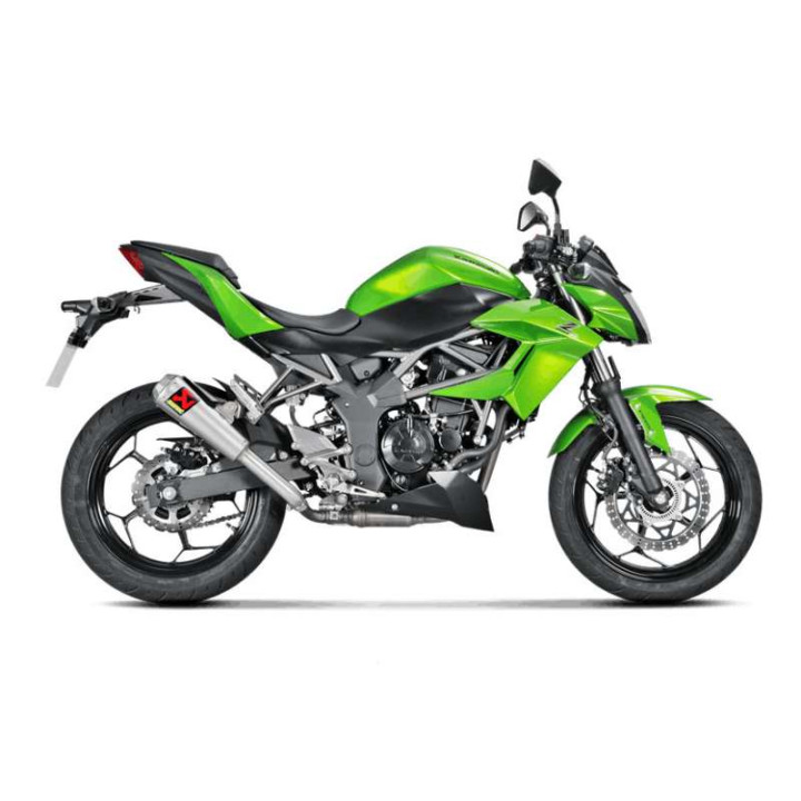 Silencieux Akrapovic Titane Kawasaki Z125/250 NINJA 125/250 15-17
