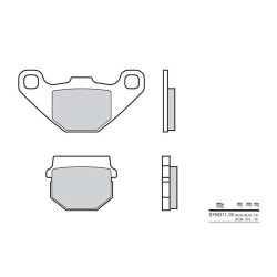 Plaquettes de frein organique BREMBO 07HO1118