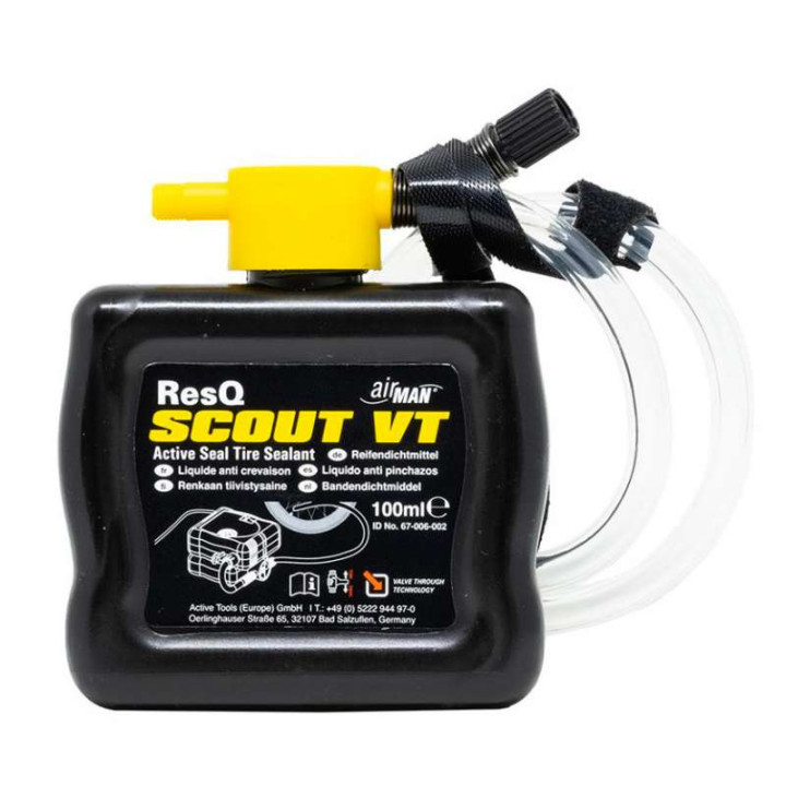 Mini-compresseur 12 volts + kit anti-crevaison Airman ResQ Scout