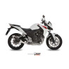 Mivv GP approved mufflers Inox black Honda CB500F/X CBR500R 13-15
