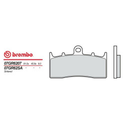Plaquettes de frein moto sinter Brembo 07GR62SA