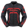Blouson femme Furygan MYSTIC LADY EVO VENTED Noir/Rouge