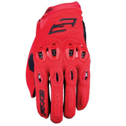 Gants moto d'été Five STUNT EVO 2 Rouge