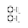 Plaquettes de frein organique BENDIX MA22