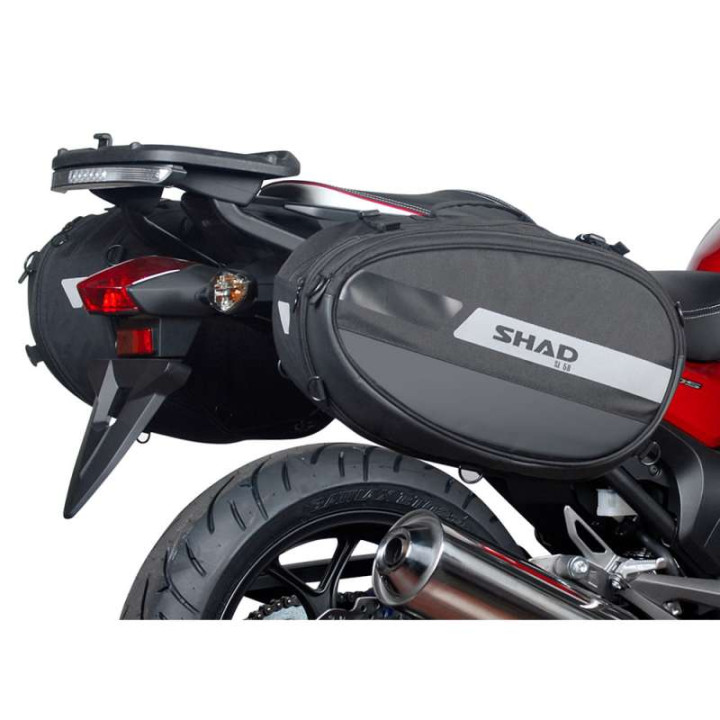 Shad SL58 motorcycle panniers 46-58 liters