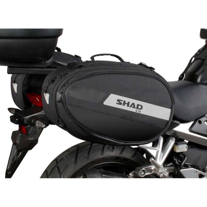 Shad SL58 motorcycle panniers 46-58 liters