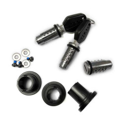 3-barrel secure lock kit + black keys for Shad SH48/SH58X/SH59X top case (203134R)