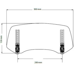 Bulle Puig TOURING avec spoiler 2.0 (21183H) TUAREG 660 2