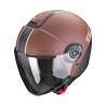 Casque moto Scorpion EXO-CITY II CARBO Marron mat / Noir