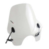Pare-brise moto Puig TOURING I incolore (0856W) pour feu rond