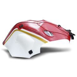 Tapis de réservoir Bagster rouge/blanc/lisere or (1476G) Moto Guzzi Breva 850/Breva 1100/Norge1200/Sport1200
