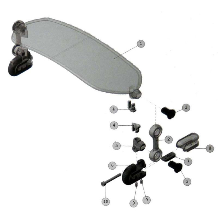Spoiler adaptable MRA X-creen SPORT XCSA