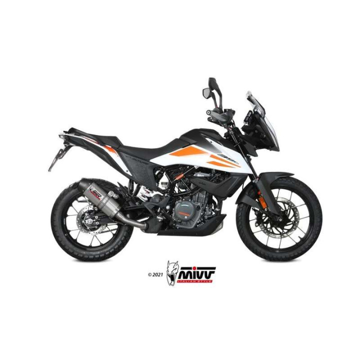 Silencieux Mivv OVAL Titane (KT.024.L4C) KTM 390 Aventure
