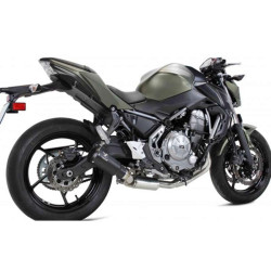 Ligne complète homologuée IXRACE MK2 INOX BLACK Kawasaki Z650 17-20 2