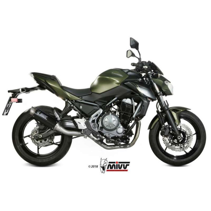 Ligne complète Mivv GP PRO Carbone (K.044.L2P) Kawasaki Z650