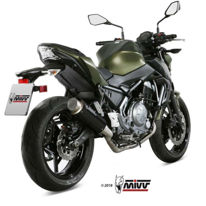 Ligne complète Mivv GP PRO Carbone (K.044.L2P) Kawasaki Z650