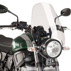 Pare-brise moto Puig CUSTOM II (0336) pour feu rond 2