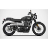 Zard INOX-approved mufflers (x2) Triumph STREET SCRAMBLER 17-120