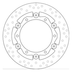 Disque de frein avant Brembo Série Oro 78B40818 Yamaha T-MAX 500/ABS 08-