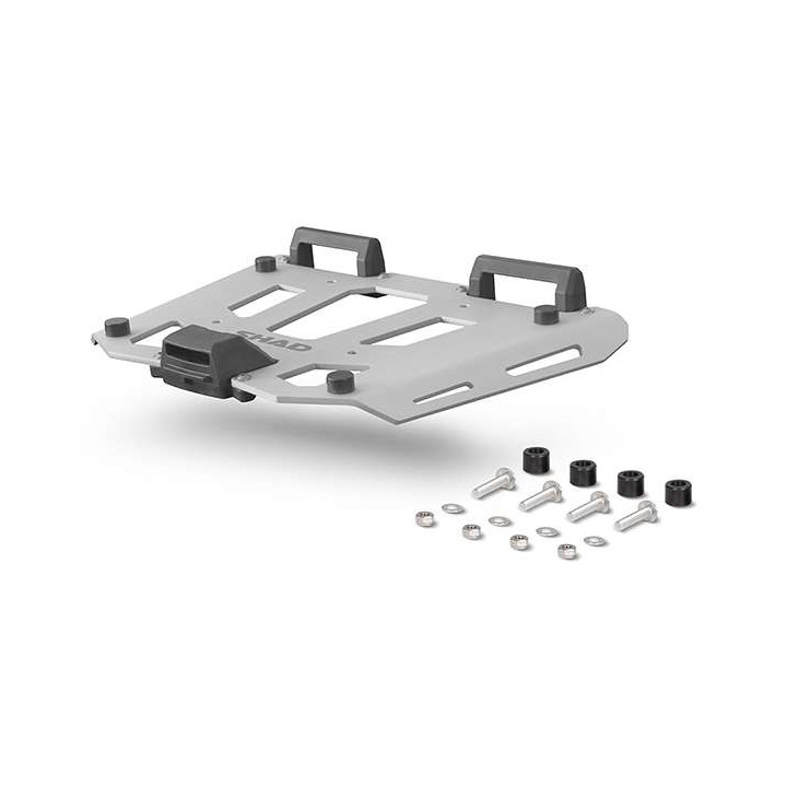 Kit top case moto Shad TERRA TR55 + platine alu + dosseret