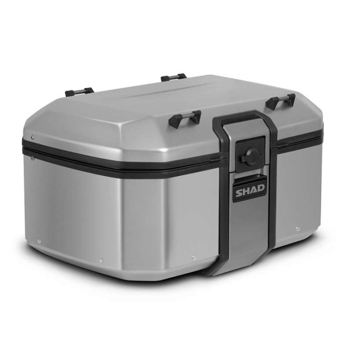 Kit top case moto Shad TERRA TR55 + platine alu + dosseret