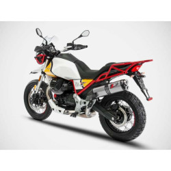 Silencieux homologué Zard INOX Moto Guzzi V85 TT 2