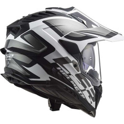 Casque moto LS2 EXPLORER MX701 ALTER Noir/Blanc 22.06 2