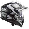 Casque moto LS2 EXPLORER MX701 ALTER Noir/Blanc 22.06