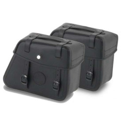 Hepco &amp- Becker RUGGED 36-liter leather motorcycle panniers (C-BOW) 2