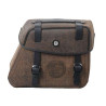 Hepco &amp- Becker RUGGED 36-liter leather motorcycle panniers (C-BOW)