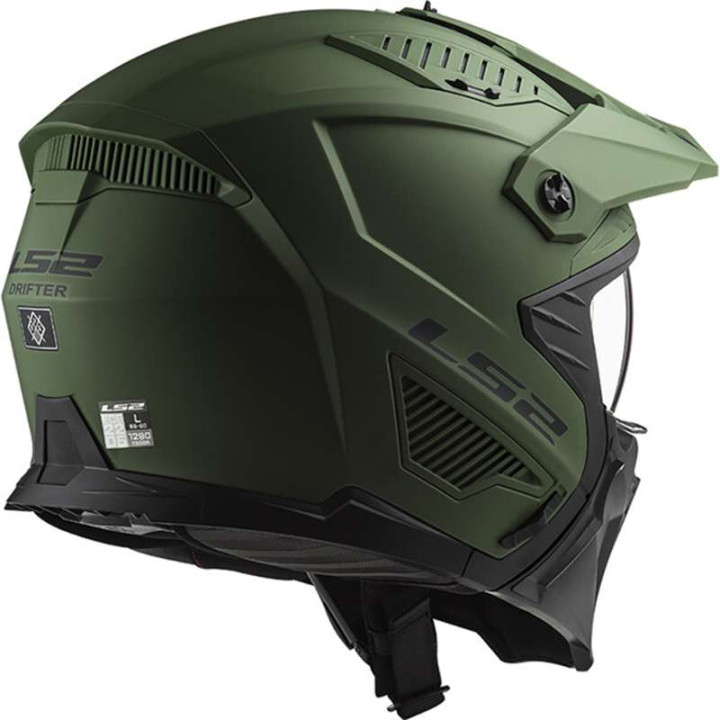 Casque LS2 OF606 DRIFTER Vert mat 22.06
