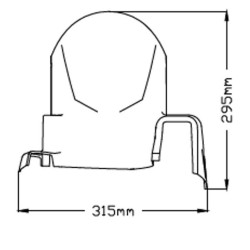 Puig matte black rear mudguard (3825J) CRF1100L AFRICA TWIN 2